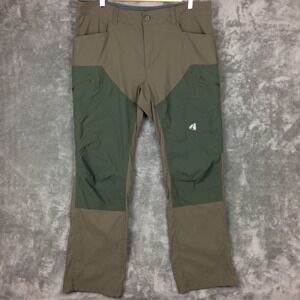 Eddie Bauer Pants Mens 38x32 Green Guide Pro First Ascent Double Knee